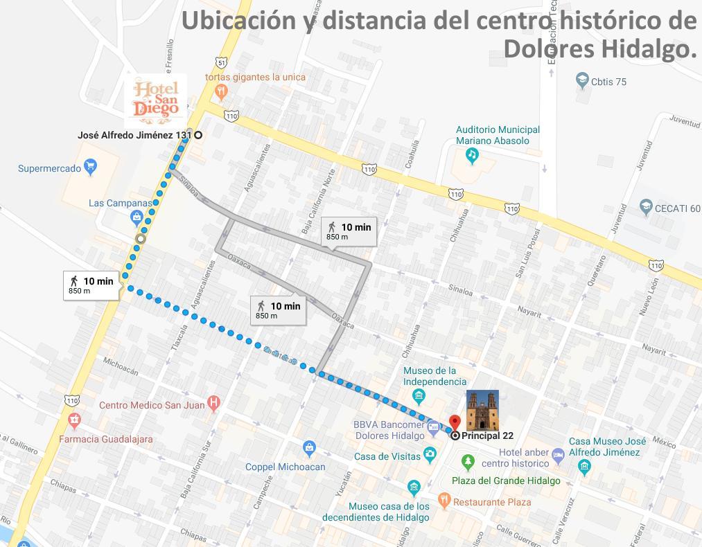 Hotel San Diego Dolores Hidalgo Ngoại thất bức ảnh